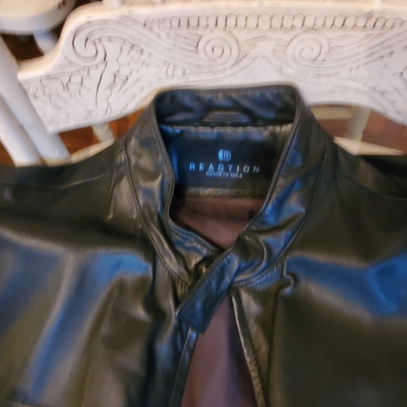 Kenneth Cole Leather Jacket - Picture 2 of 5